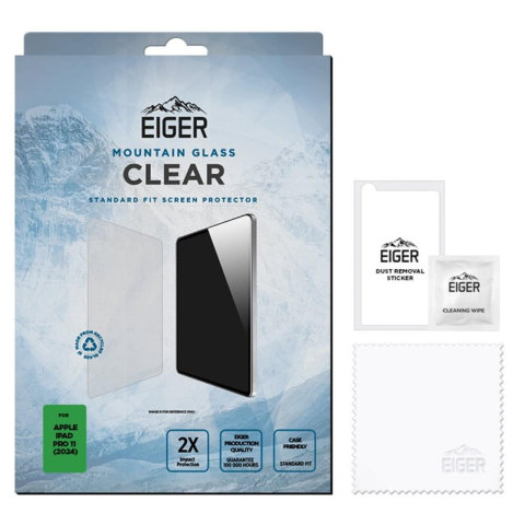 Laptop, Tablete & Telefoane - Eiger Folie Sticla Mountain Glass GRS iPad Pro 11 (2024) Clear