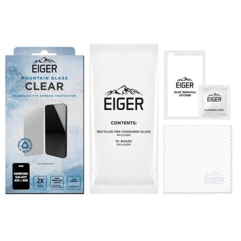 Laptop, Tablete & Telefoane - Eiger Folie Sticla Mountain Glass GRS Samsung Galaxy A35 / A55 Clear