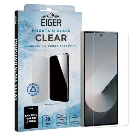 Eiger Folie Sticla Mountain Glass GRS Samsung Galaxy Z Fold7 Clear [3]