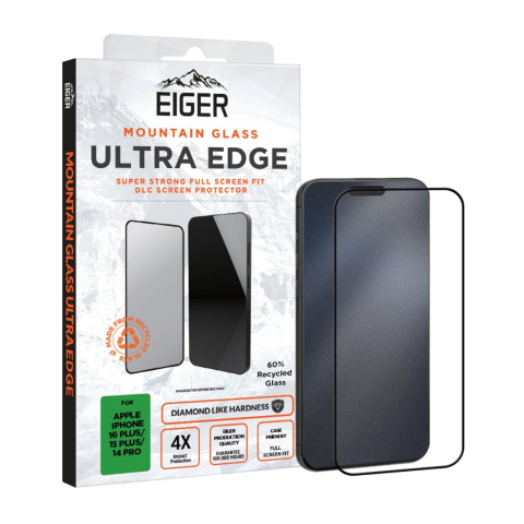 Eiger Folie Sticla Mountain Glass Ultra GRS iPhone 16 Plus / 15 Plus / 14 Pro Max Clear [4]