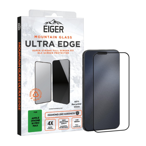 Eiger Folie Sticla Mountain Glass Ultra GRS iPhone 16 Pro Max Clear [4]