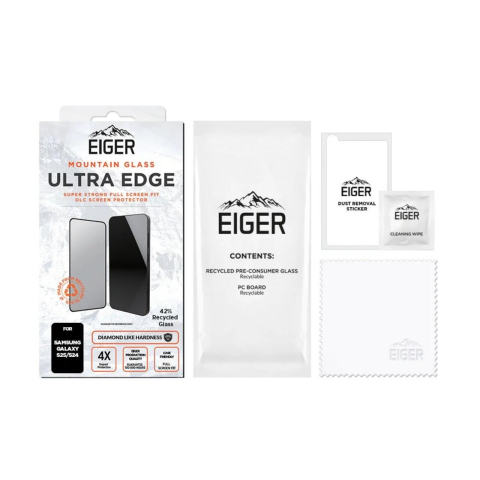 Eiger Folie Sticla Mountain Glass Ultra GRS Samsung Galaxy S25 / S24 Clear [2]