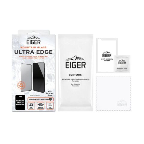 Eiger Folie Sticla Mountain Glass Ultra GRS Samsung Galaxy S25 Ultra Clear [2]