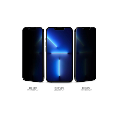 Laptop, Tablete & Telefoane - Eiger Folie Sticla Privacy GRS iPhone 14 Plus / iPhone 13 Pro Max