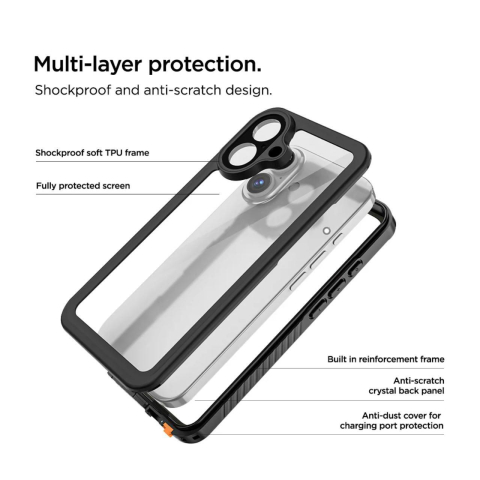 Eiger Husa Avalanche iPhone 16 Plus Negru [1]