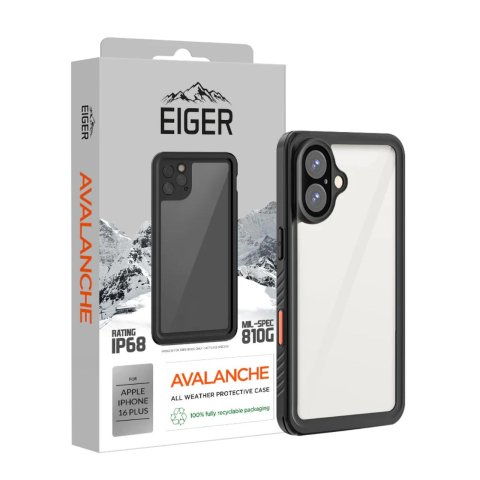 Eiger Husa Avalanche iPhone 16 Plus Negru [4]