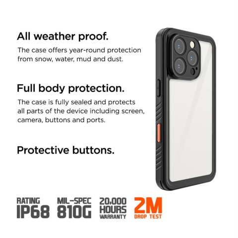 Laptop, Tablete & Telefoane - Eiger Husa Avalanche iPhone 16 Pro Max Negru