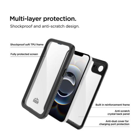 Laptop, Tablete & Telefoane - Eiger Husa Avalanche iPhone 17e / iPhone 16e Negru