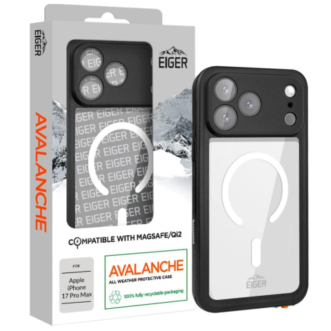 Eiger Husa Avalanche Magsafe iPhone 17 Pro Max Black [4]