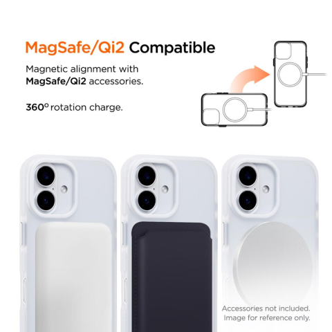 Eiger Husa Blizzard Magsafe GRS iPhone 17 Alb [1]