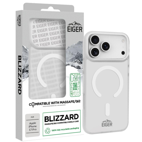 Eiger Husa Blizzard Magsafe GRS iPhone 17 Pro Alb [4]