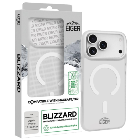 Eiger Husa Blizzard Magsafe GRS iPhone 17 Pro Max Alb [4]