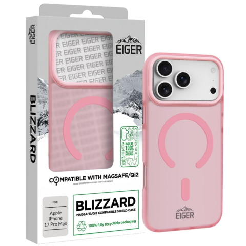 Eiger Husa Blizzard Magsafe GRS iPhone 17 Pro Max Roz [4]