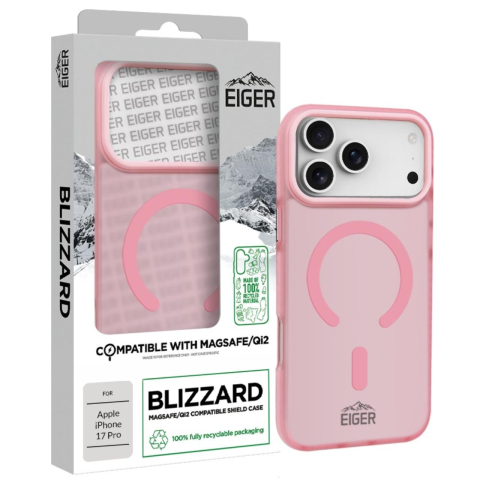 Eiger Husa Blizzard Magsafe GRS iPhone 17 Pro Roz [4]