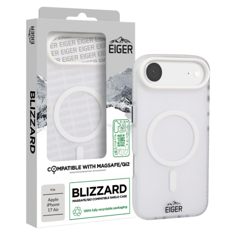 Eiger Husa Blizzard Magsafe GRS iPhone Air Alb [3]