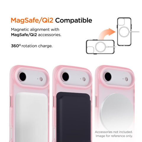 Eiger Husa Blizzard Magsafe GRS iPhone Air Roz [1]