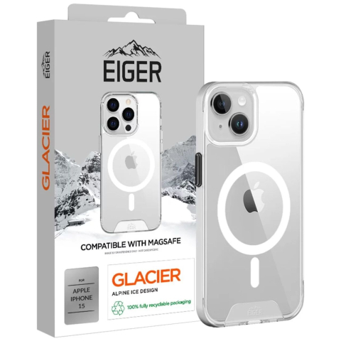 Eiger Husa Glacier Magsafe Case iPhone 15 Clear [3]