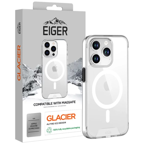 Eiger Husa Glacier Magsafe Case iPhone 15 Pro Max Clear [3]