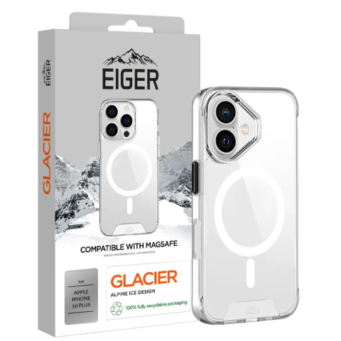 Eiger Husa Glacier Magsafe Case iPhone 16 Plus Clear [3]