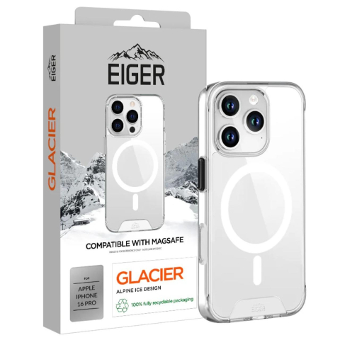 Eiger Husa Glacier Magsafe Case iPhone 16 Pro Clear [3]