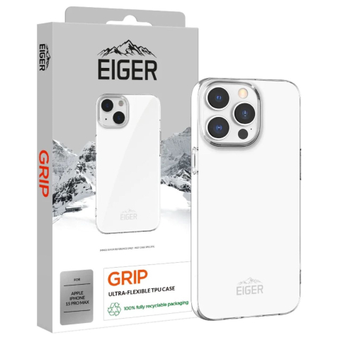Eiger Husa Grip iPhone 15 Pro Max Clear [1]
