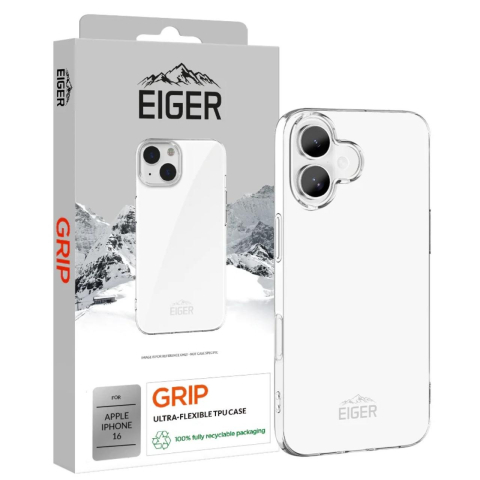 Eiger Husa Grip iPhone 16 Clear [2]