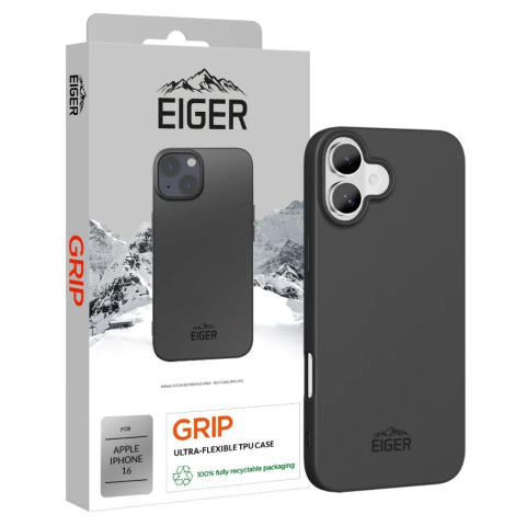 Eiger Husa Grip iPhone 16 Negru [2]