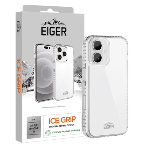 Eiger Husa Ice Grip iPhone 16 Clear [2]
