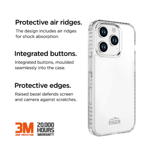 Laptop, Tablete & Telefoane - Eiger Husa Ice Grip iPhone 16 Pro Max Clear