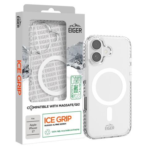 Eiger Husa Ice Grip Magsafe GRS iPhone 17 Clear [3]