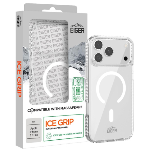 Eiger Husa Ice Grip Magsafe GRS iPhone 17 Pro Clear [4]
