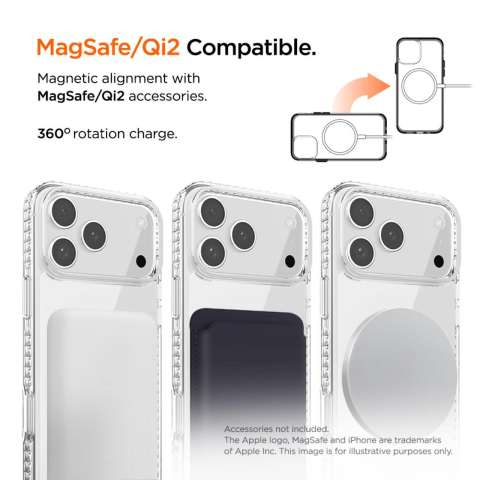 Eiger Husa Ice Grip Magsafe GRS iPhone 17 Pro Clear [1]