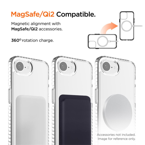 Eiger Husa Ice Grip Magsafe GRS iPhone 17e / iPhone 16e Clear [2]