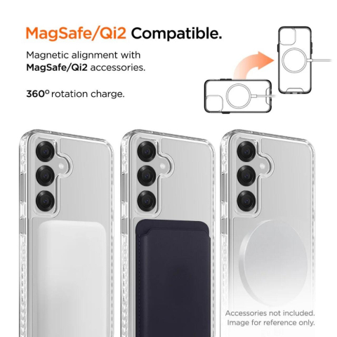 Eiger Husa Ice Grip Magsafe GRS Samsung Galaxy S25 Clear [1]