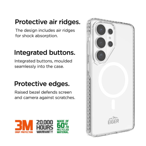 Eiger Husa Ice Grip Magsafe GRS Samsung Galaxy S26 Ultra Clear [2]