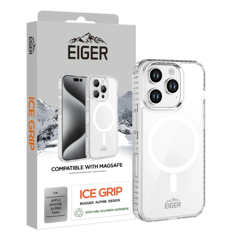 Eiger Husa Ice Grip Magsafe iPhone 16 Pro Max Clear [3]