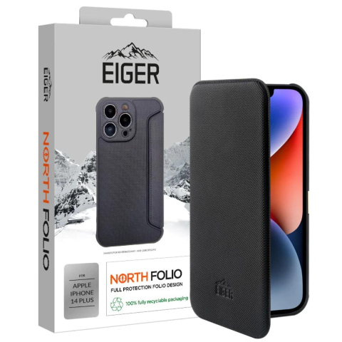 Eiger Husa North Folio Case iPhone 14 Plus Negru [3]