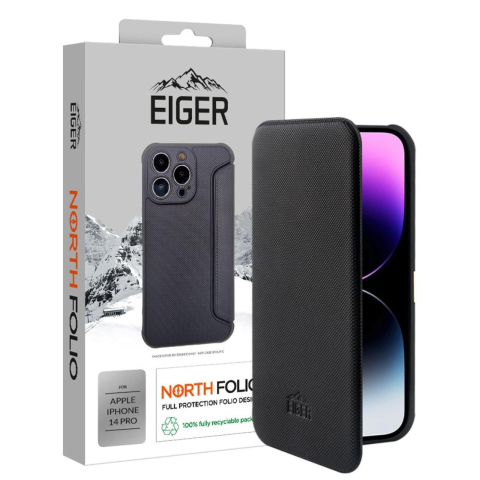 Eiger Husa North Folio Case iPhone 14 Pro Negru [2]