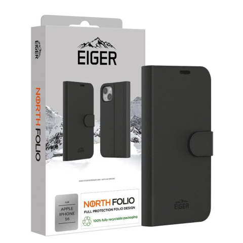 Eiger Husa North Folio Case iPhone 16 Negru [2]