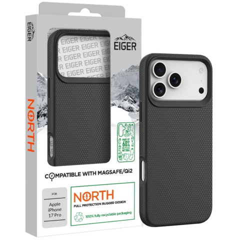 Eiger Husa North Magsafe GRS iPhone 17 Pro Black [5]