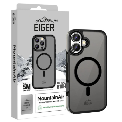Eiger Husa Pro MountainAir MagSafe iPhone 16 Negru [3]