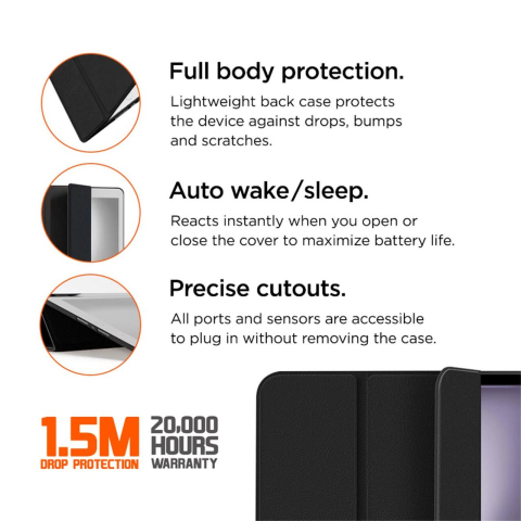 Laptop, Tablete & Telefoane - Eiger Husa Storm 250m Classic iPad Air 11(2024)/Pro 11(2021)/(2022)/iPad Air Black