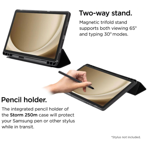 Laptop, Tablete & Telefoane - Eiger Husa Storm 250m Stylus Samsung Galaxy Tab A9 Plus Black