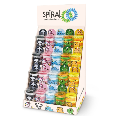 Ingrijire personala & Cosmetice - Elastic spiralat pentru par - Glam & GO, culori asortate  varsta 3 ani+,6 ani+,8 ani+