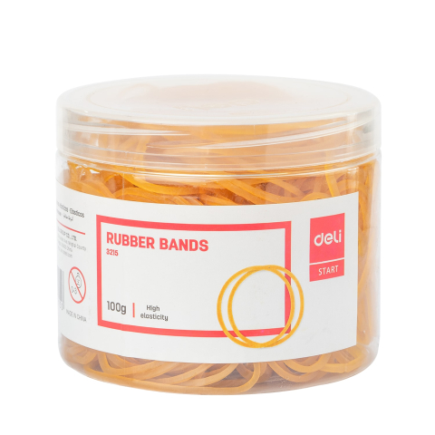 Birotică și Papetărie - Elastice bani 100g cutie plastic deli