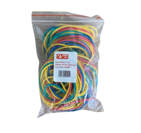Birotică și Papetărie - Elastice bani punga 90g d 50 mm x 1.7 mm