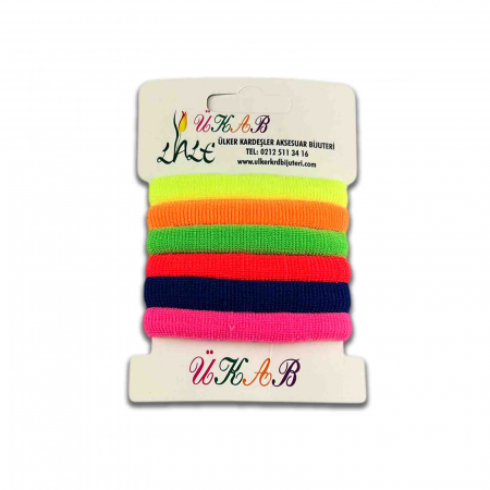 Set 6 Elastice de Par, Colorate, Accesorii Par Copii - Micostore.ro [1]
