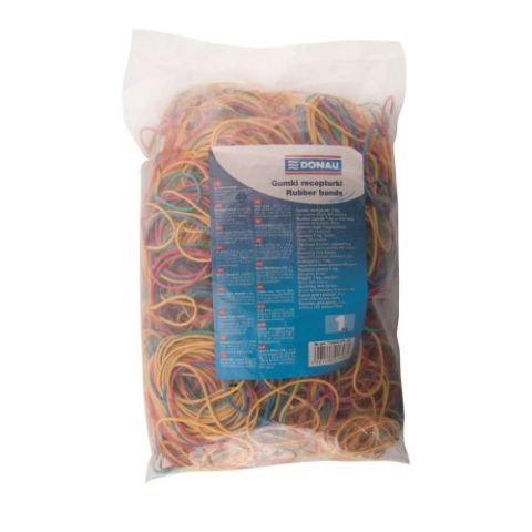 Birotică și Papetărie - Elastice pentru bani Donau 60mm 15x15mm 80% cauciuc 1kg color 
