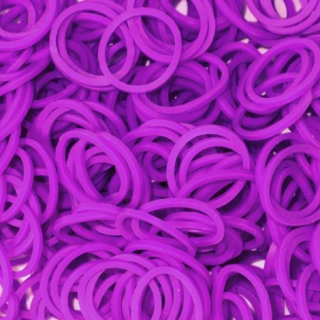Art & Craft si Artizanat - Elastice Rainbow Loom - Neon Mov - 300 buc.