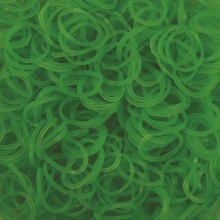 Art & Craft si Artizanat - Elastice Rainbow Loom - Neon Verde - 600 buc.